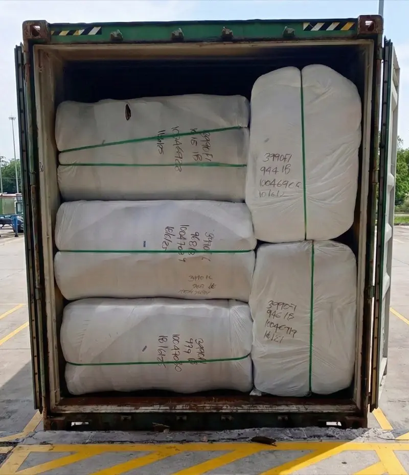 Loading dock ready for export